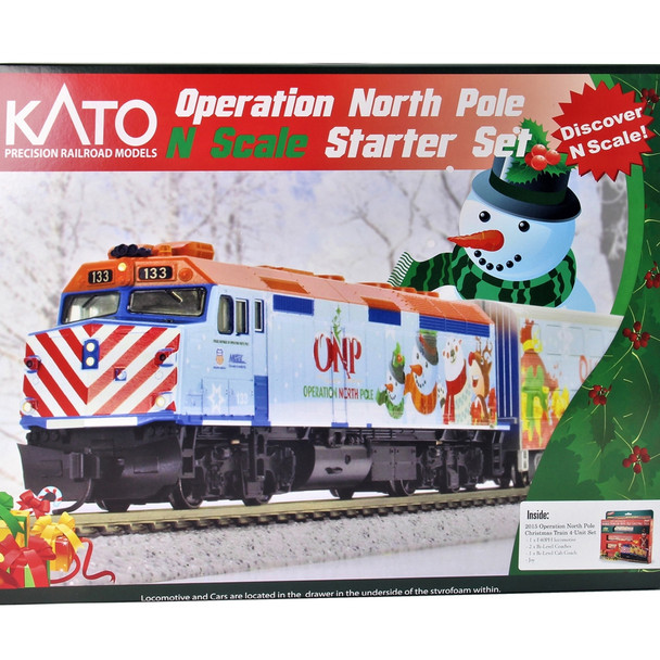 Kato 106-0035 Operation North Pole Christmas Starter Set 2015 4-Unit Set N Scale