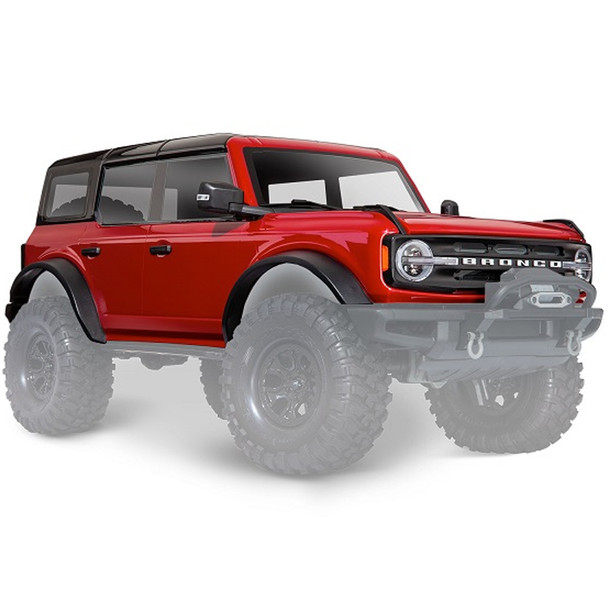 Traxxas 9211R Complete Painted Body Red : TRX-4 Ford Bronco (2021)