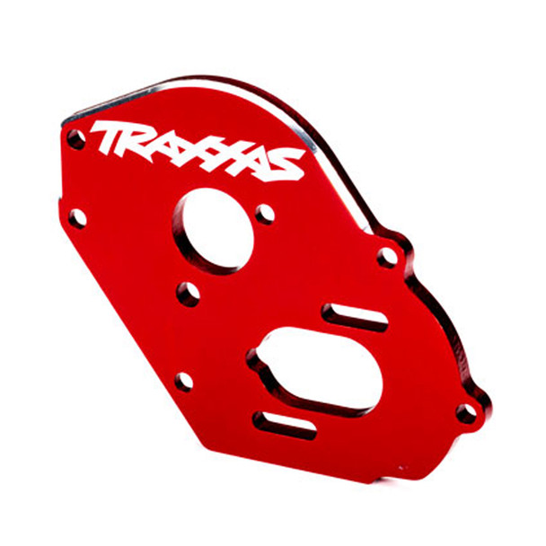 Traxxas 9490R Aluminum Motor Plate Red 4mm Thick : Drag Slash