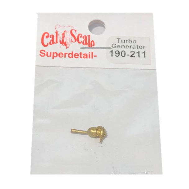 Cal Scale 190-211 Steam Loco Electrical Generators Brass Castings Turbo Style HO Scale