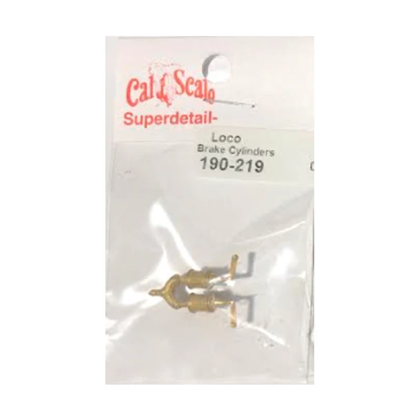 Cal Scale 190-219 Brake Cylinders Brass Casting - Locomotive Type HO Scale