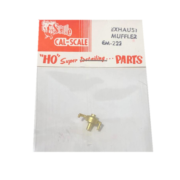 Cal Scale 190-223 Steam Loco Exhaust Muffler Wilson Style HO Scale