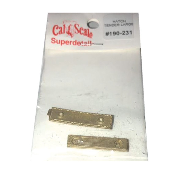 Cal Scale 190-231 Tender Water Hatch Brass Casting Large HO Scale