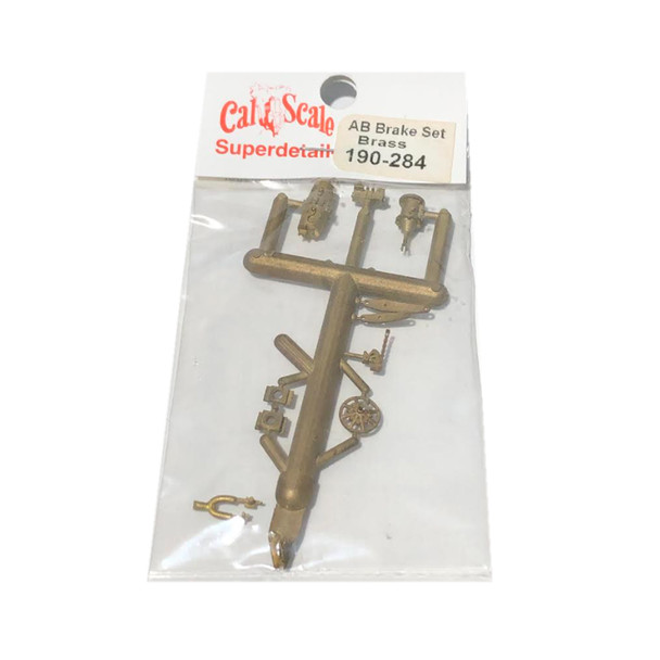 Cal Scale 190-284 Air Brakes Westinghouse "AB" Brass Set HO Scale
