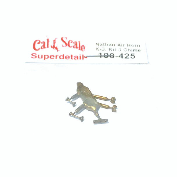 Cal Scale 190-425 Nathan Diesel Air Horn Brass Casting 3-Chime K3 HO Scale