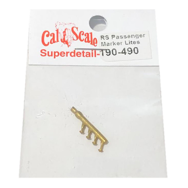 Cal Scale 190-490 Passenger Car Marker Lights Pennsylvania Railroad Style (4) HO Scale