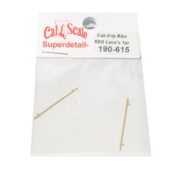 Cal Scale 190-615 Cab Window Drip Ribs for Reading Diesel Locos (2) HO Scale