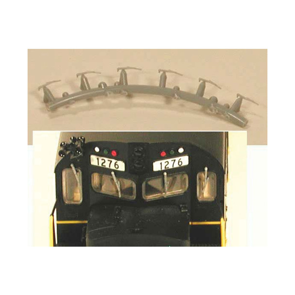 Cal Scale 190-619 Windshield Wipers Plastic (6) HO Scale