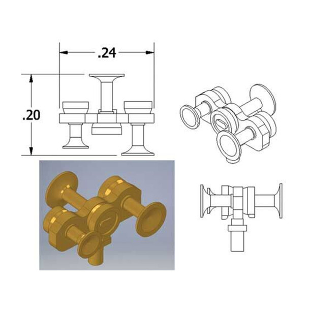 Cal Scale 190-669 Nathan Air Horn - M3HR2 HO Scale