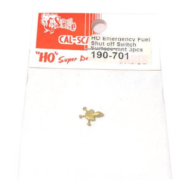 Cal Scale 190-701 Emergency Fuel Shut Off Switch (3Pcs) HO Scale