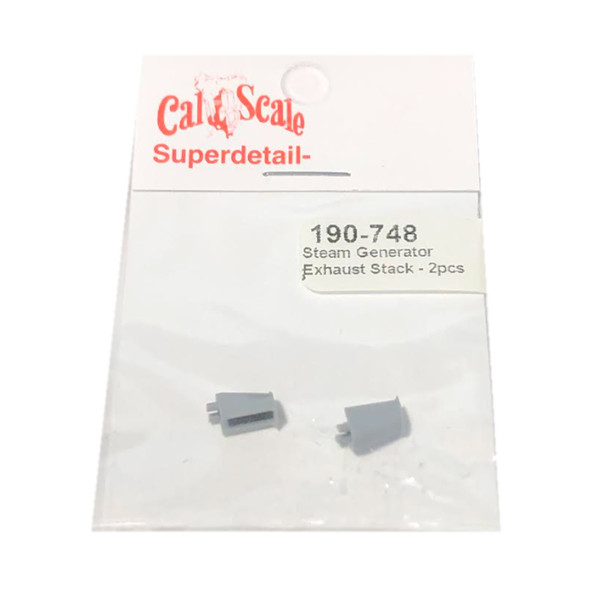 Cal Scale 190-748 Steam Generator Exhaust Stack Plastic (2) HO Scale