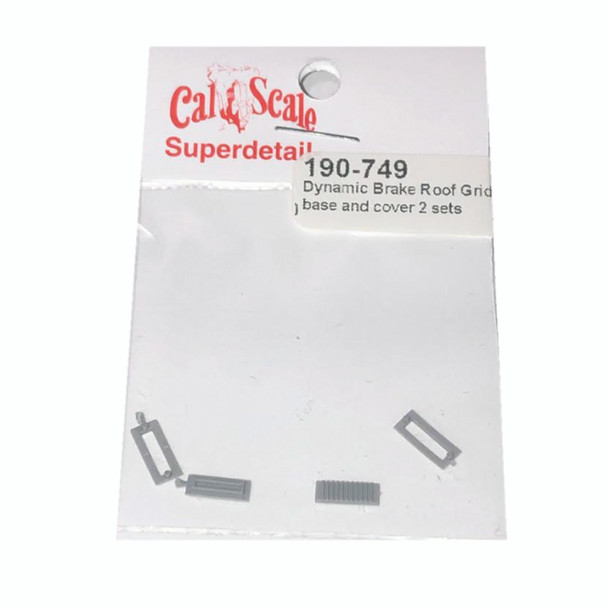 Cal Scale 190-749 Dynamic Brake Roof Grid Plastic Base & Cover (2) Sets HO Scale