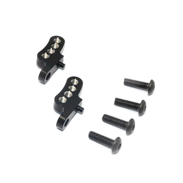 GPM Racing Aluminum Adjustable Mount Use for Rear Damper Black : Tamiya CC01