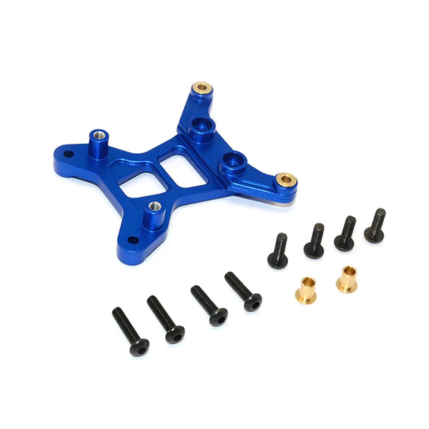GPM Racing Aluminum Rear Shock Tower Blue : Tamiya DF-01