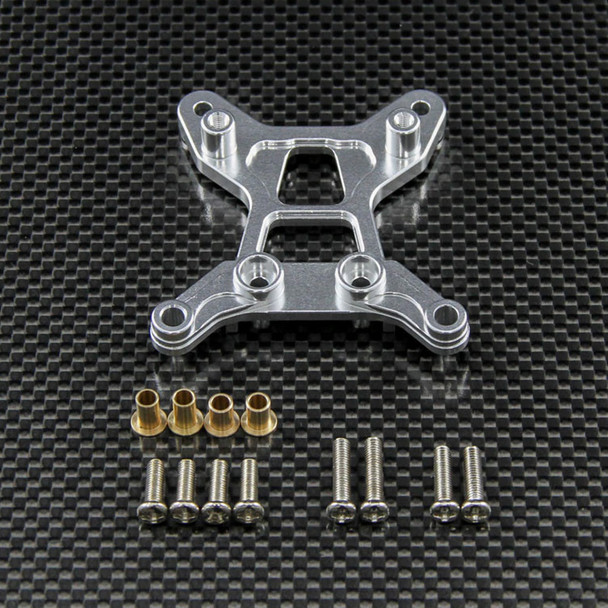 GPM Racing Aluminum Rear Shock Tower Silver : Tamiya DF-01