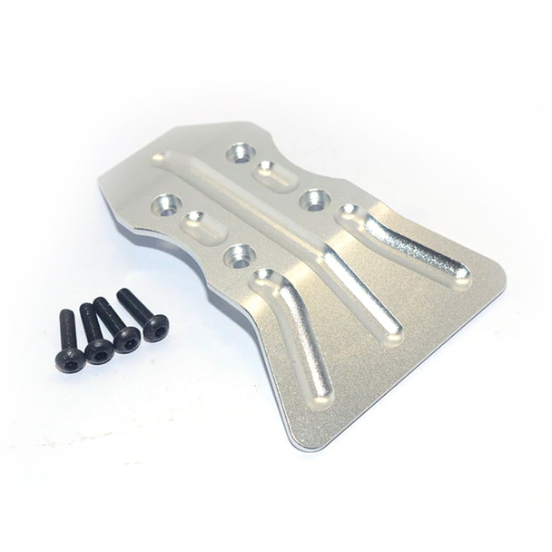 GPM Racing Aluminum Front Bumper Silver : 1/10 Tamiya DT-03