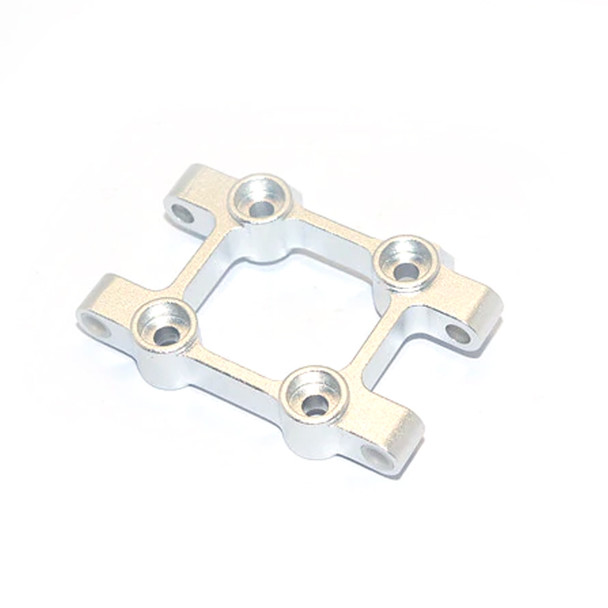 GPM Racing Aluminum Front Suspension Arm Mount Silver : 1/10 Tamiya DT-03
