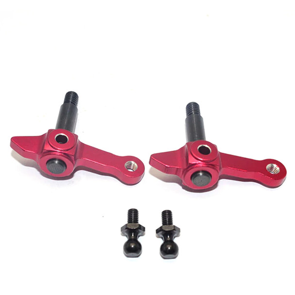 GPM Racing Aluminum Front Knuckle Arm Red : 1/10 Tamiya DT-03