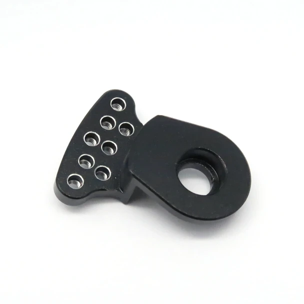 GPM Racing Aluminum Servo Saver (2mm Thread) Black : 1/10 Tamiya DT-03