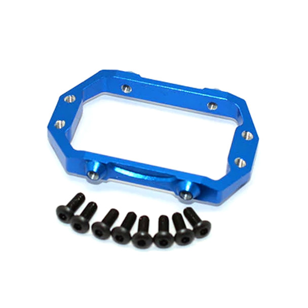 GPM Racing Aluminum Servo Mount Blue : 1/10 Tamiya DT-03