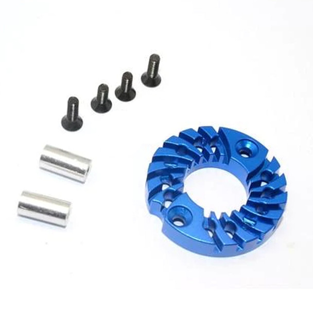 GPM Racing Aluminum Motor Mount for 16T/ 21T Standard Blue : 1/10 Tamiya TA01