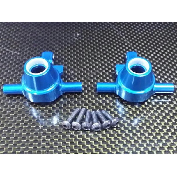 GPM Racing Aluminum Front Knuckle Arm Blue : Tamiya TT-02