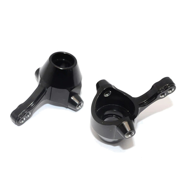 GPM Aluminum Front Knuckle Arm Black : Tamiya TT02B & DF-02