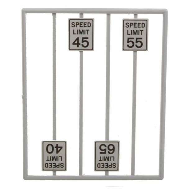 Tichy Train Group 2065 High Speed Limit Signs (8) O Scale