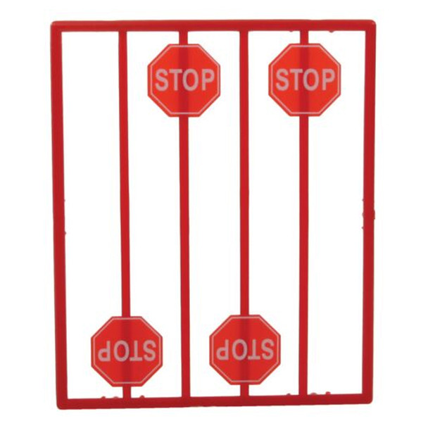 Tichy Train Group 2070 Red Stop Signs (8) O Scale