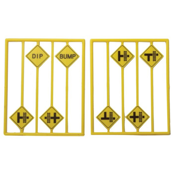 Tichy Train Group 2075 Assorted Warning Signs (8) O Scale