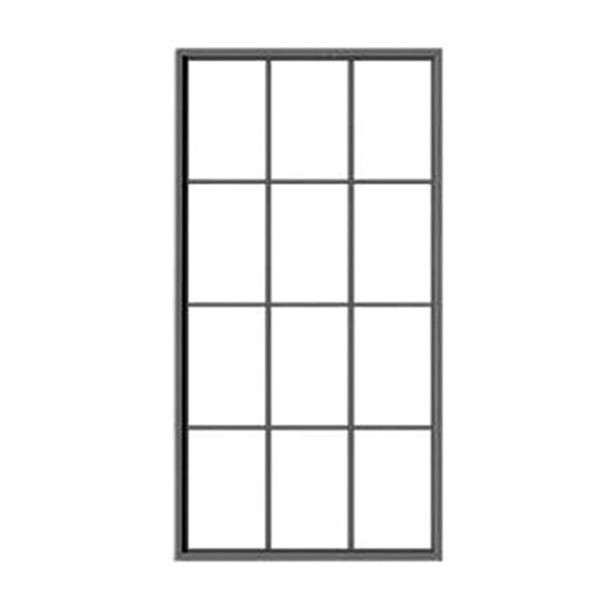 Tichy Train Group 2089 1/1 Round-Top Double-Hung Window w/ Precut Glazing (4) O Scale