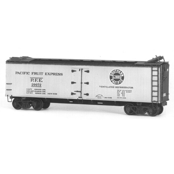 Tichy Train Group 4024 40' Double Sheathed Wood Reefer R-40 Car Kit HO Scale