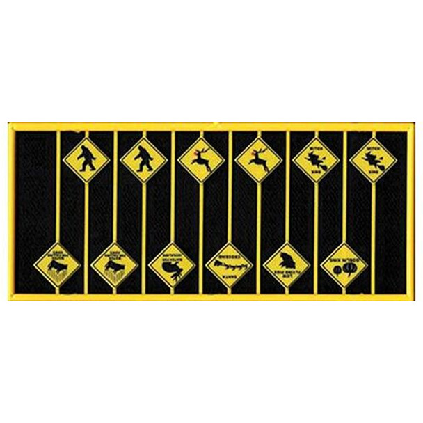 Tichy Train Group 8320 Funny Warning Signs - Set 1 (12) HO Scale