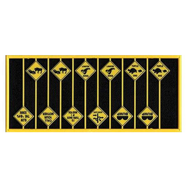 Tichy Train Group 8321 Funny Warning Signs - Set 2 (12) HO Scale