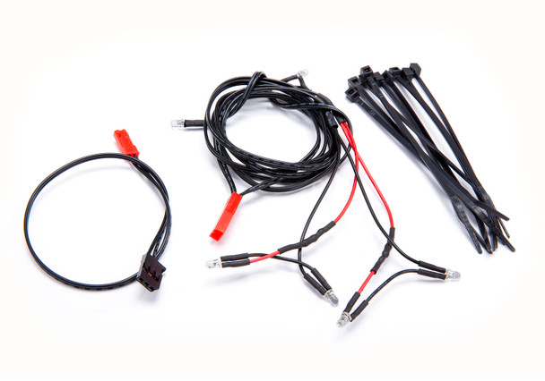 Traxxas 9380 LED Light Harness/ Power Harness/ Zip Ties (9) : 4-Tec 3.0