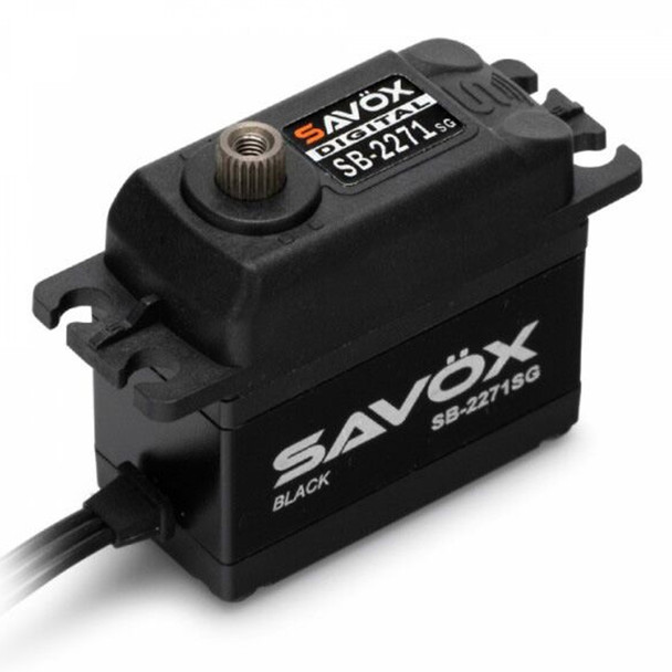 Savox SB-2271SG High Speed Brushless Steel Gear Digital Servo High Voltage Black Edition