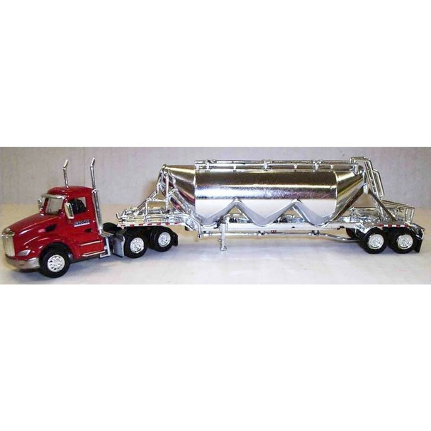 Trucks n Stuff - Peterbilt 579 Tractor w/ Pneumatic Semi Trailer Conti Materials HO Scale