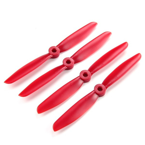 DALPROP 5045 Regular Two Blade Red Propeller [4pcs] : 210 - 250 Mini Drone