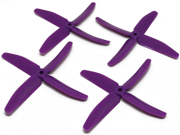 DALPROP Q5040 5" Quad Blade Purple Propeller [4pcs] : FPV Drone