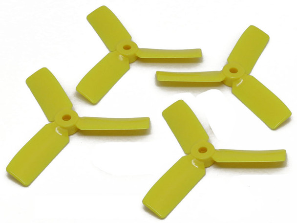 DALPROP T3545BN Bullnose Tri Blade Yellow Propeller [4pcs] : FPV Drone