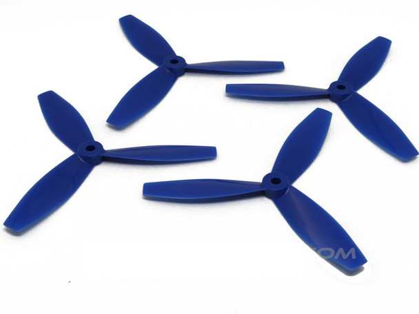 DALPROPS T5046 UT Ultrathin Tri Blade Blue Propeller [4pcs] : FPV Drone
