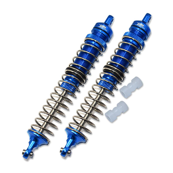 GPM Aluminum Front Or Rear Adjustable Spring Shock 130mm Blue : Losi 1/8 LMT