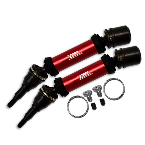 GPM Racing Carbon Steel Front Or Rear CVD Drive Shaft Red : Arrma 1/8 VENDETTA