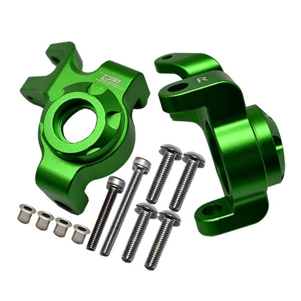 GPM Racing Aluminum Front Knuckle Arms Green : Axial 1/6 SCX6 Jeep JLU