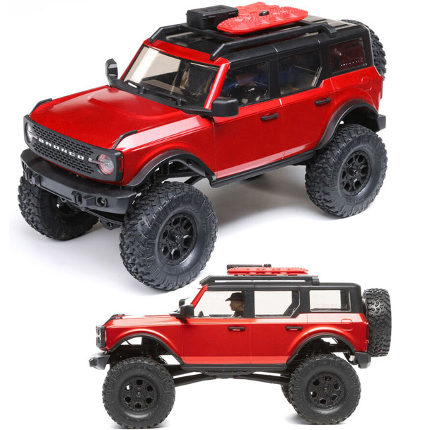 Axial AXI00006T1 1/24 SCX24 2021 Ford Bronco 4WD Truck Brushed RTR Red