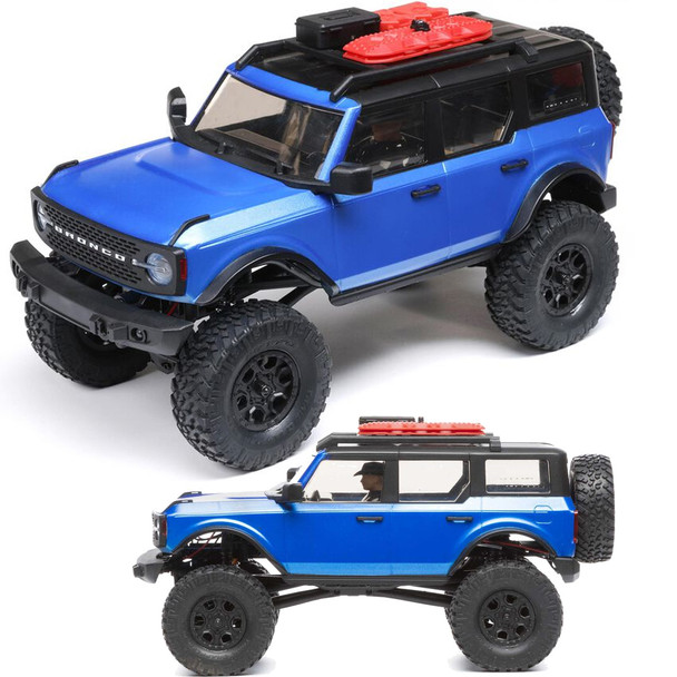 Axial AXI00006T3 1/24 SCX24 2021 Ford Bronco 4WD Truck Brushed RTR Blue