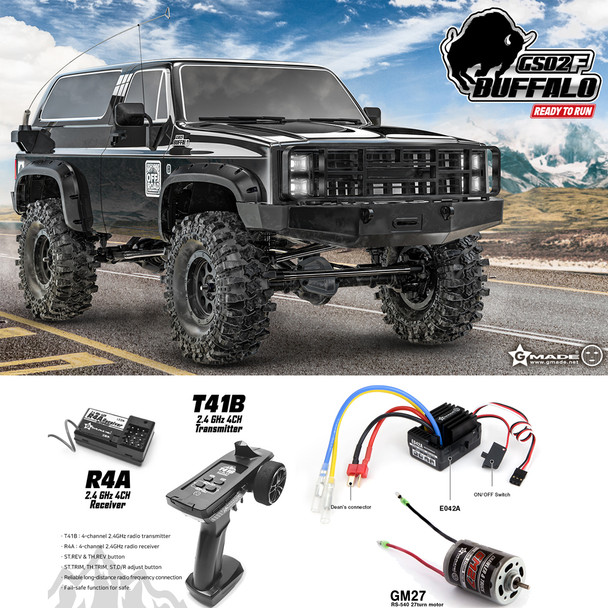 Gmade GM57012 – 1/10 GS02F BUFFALO TS 4WD RTR Crawler