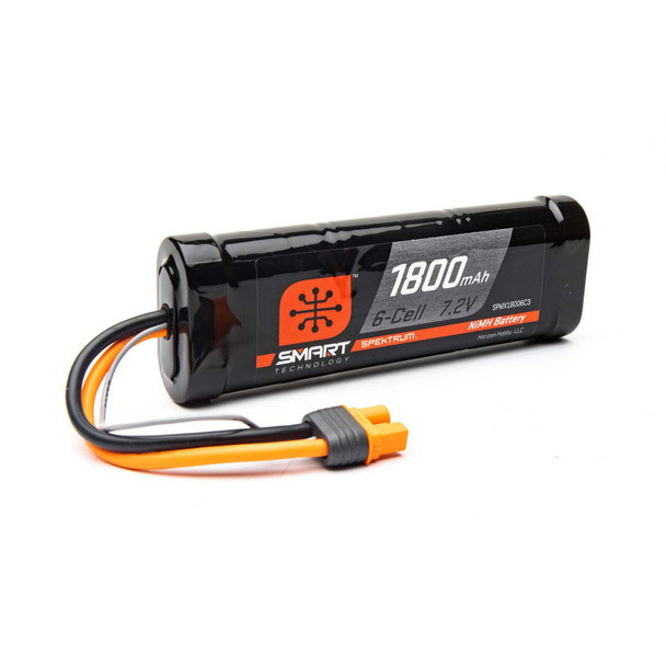 Spektrum SPMX18006C3 1800mAh 6-Cell 7.2V Smart NiMH Battery w/ IC3 Plug