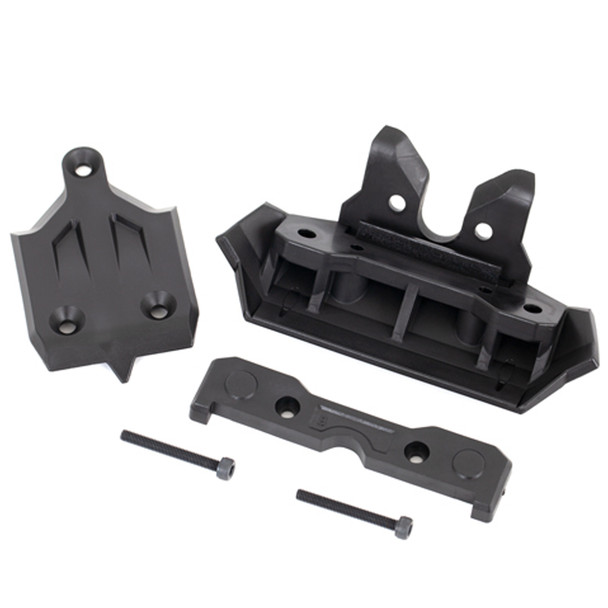 Traxxas 9535 Front Bumper / Skidplate & Tie Bar Mount w/ 3x25mm CS (2) : Sledge