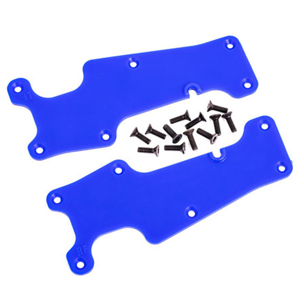 Traxxas 9633X Front L/R Suspension Arm Covers Blue w/ 2.5x8mm CCS (12) : Sledge